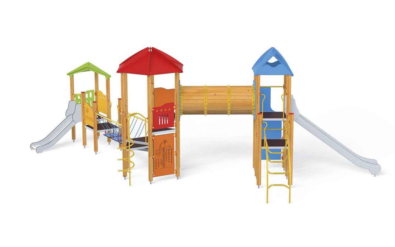 TOWER SET - TOWER SET - PARCO GIOCHI IN LEGNO