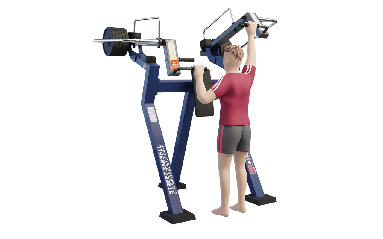 SHOULDER PRESS (IN PIEDI) - SHOULDER PRESS (IN PIEDI) - OUTDOOR FITNESS