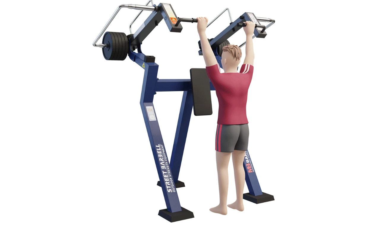 SHOULDER PRESS (IN PIEDI) - SHOULDER PRESS (IN PIEDI) - OUTDOOR FITNESS