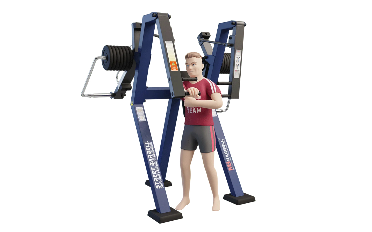 CHEST PRESS (IN PIEDI) - CHEST PRESS (IN PIEDI) - OUTDOOR FITNESS