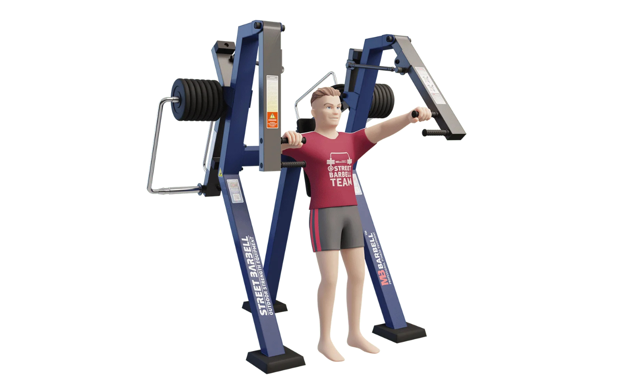 CHEST PRESS (IN PIEDI) - CHEST PRESS (IN PIEDI) - OUTDOOR FITNESS