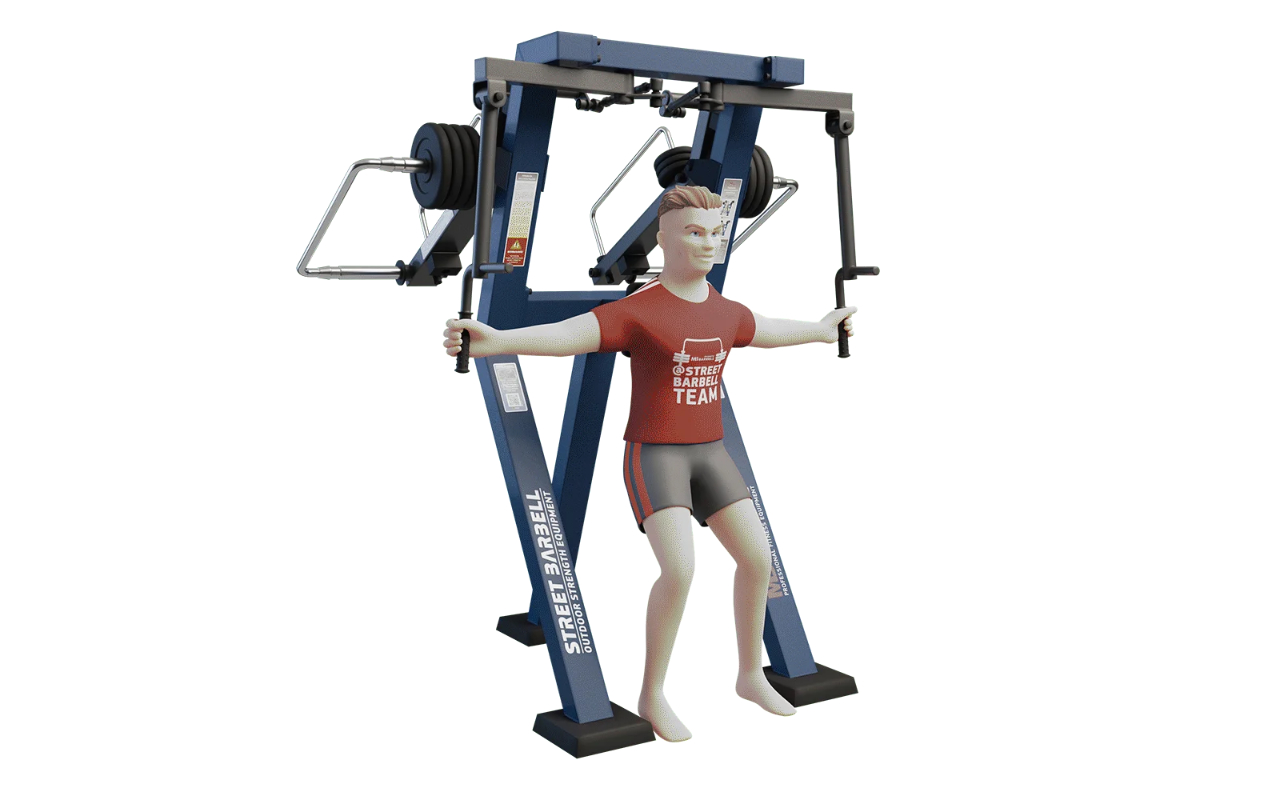 BUTTERFLY REVERSE (IN PIEDI) - BUTTERFLY REVERSE (IN PIEDI) - OUTDOOR FITNESS