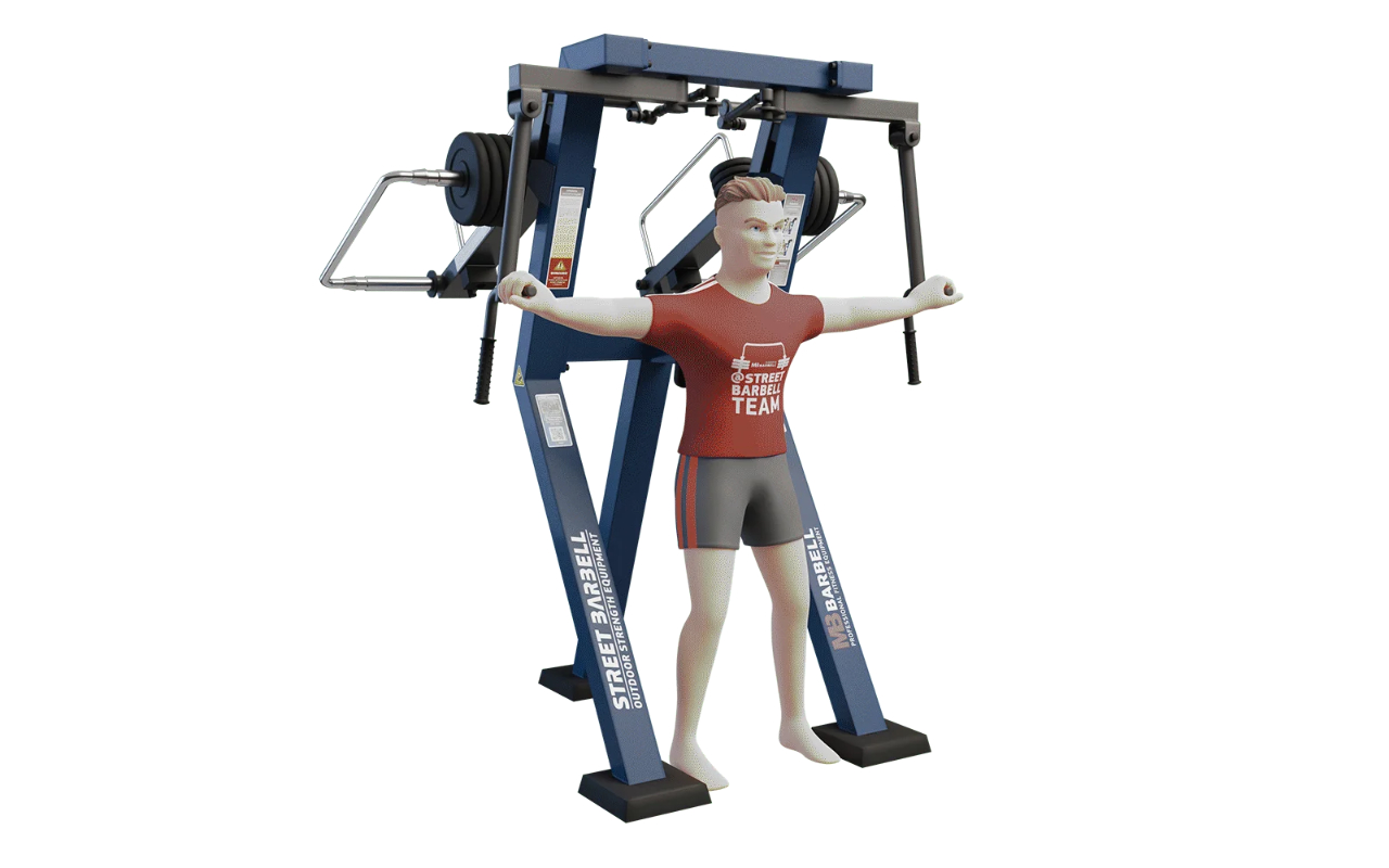 BUTTERFLY REVERSE (IN PIEDI) - BUTTERFLY REVERSE (IN PIEDI) - OUTDOOR FITNESS